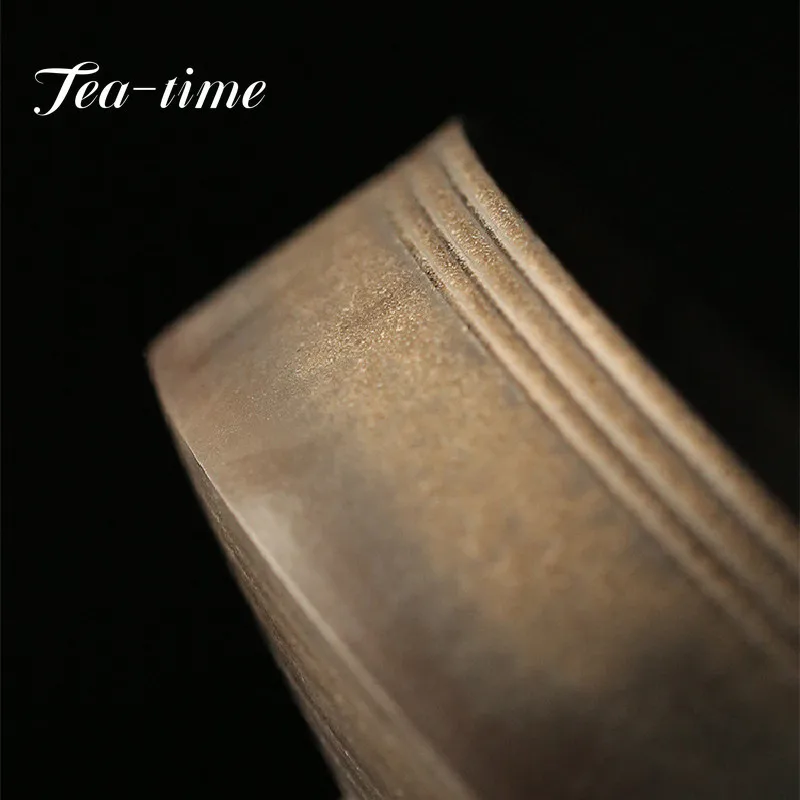 Handmade Iron Glaze Ceramic Tea Wash Bowl Washing Cup Bowl Water Storage Tea Cup Container Chinese Jianshui Ceremony
