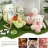 Giant Teddy Bear 39/47 Inch Large Stuffed Animals Big Teddy Bear Plush Toy For Kids Girls Huge Plushies, Brown / Green Color 3