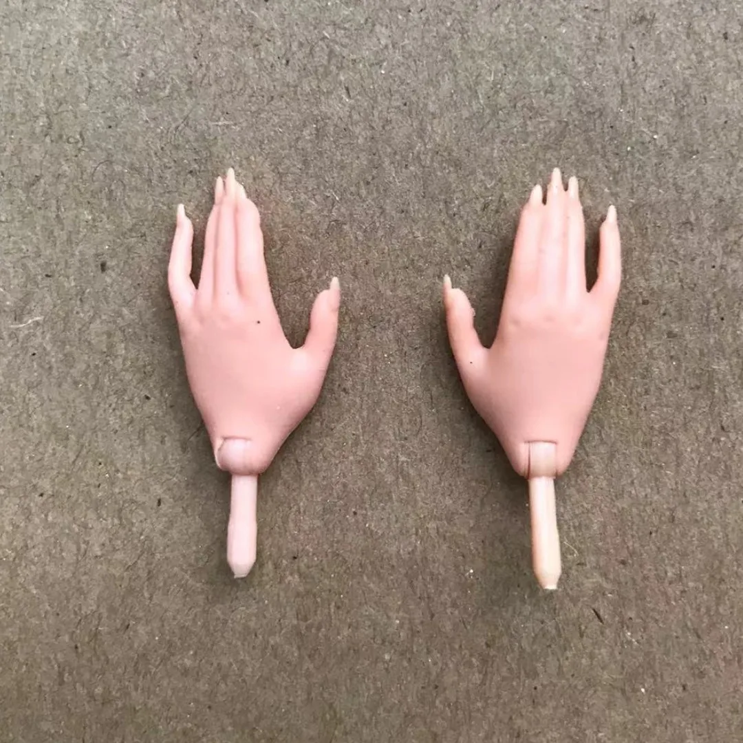 doll replacement hands Fashion Sister Doll Replacement Hands White Brown Black Skin Doll Parts Original Accessories 1/6 Decorations