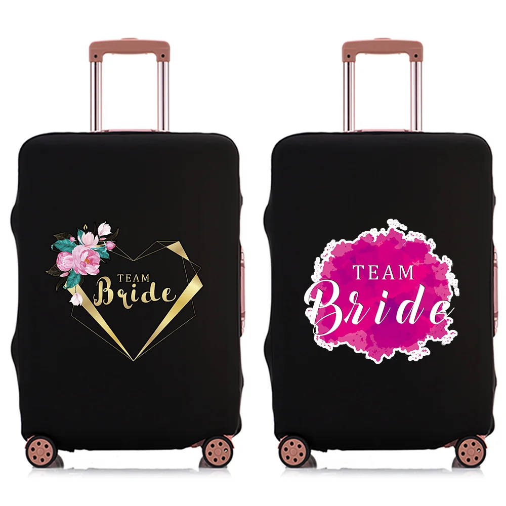 

Luggage Cover Elastic Protective Case Dust Cover Suit for 18-32 Inch Bride Print Suitcase Trolley Case Covers Travel Accessories