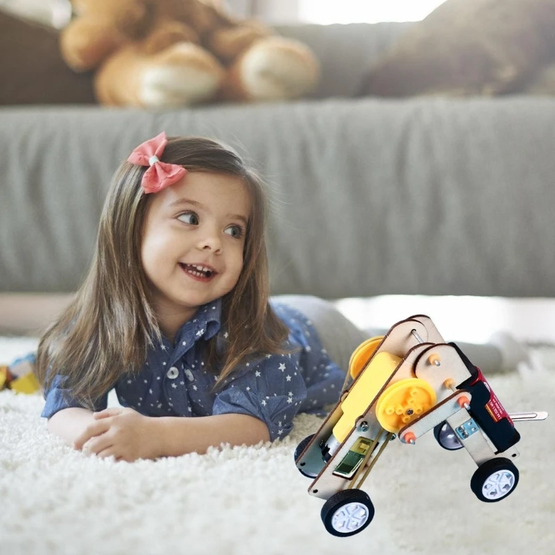 Child Science Educational Toy Worm Robot Toy Puzzle Assemble Student Science Physics Experiment Set educational toy physics experimental equipment