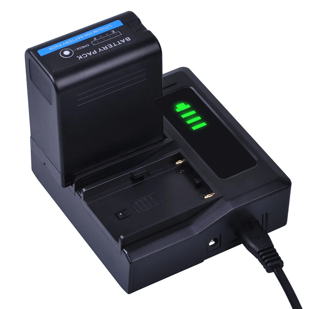 1X5200Mah Bp-U60 Bp U60 Bpu60 Batteria + Caricabatterie Rapido Led Per Sony Bp-U90 Bp-U30 Pmw-100 Pmw-150 Pmw-160 Pmw-200 Pmw-300 Pmw-Ex1