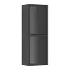 Plastic 4-Shelf Garage Storage Utility Cabinet, Black Finish 5