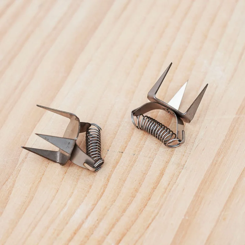 Ceramic Glazing Tool Fingertip Dip Glaze Clip Stainless Steel for DIY Ceramic Coloring Glazing Supplies Pottery Tool pottery tools pottery coloring tool