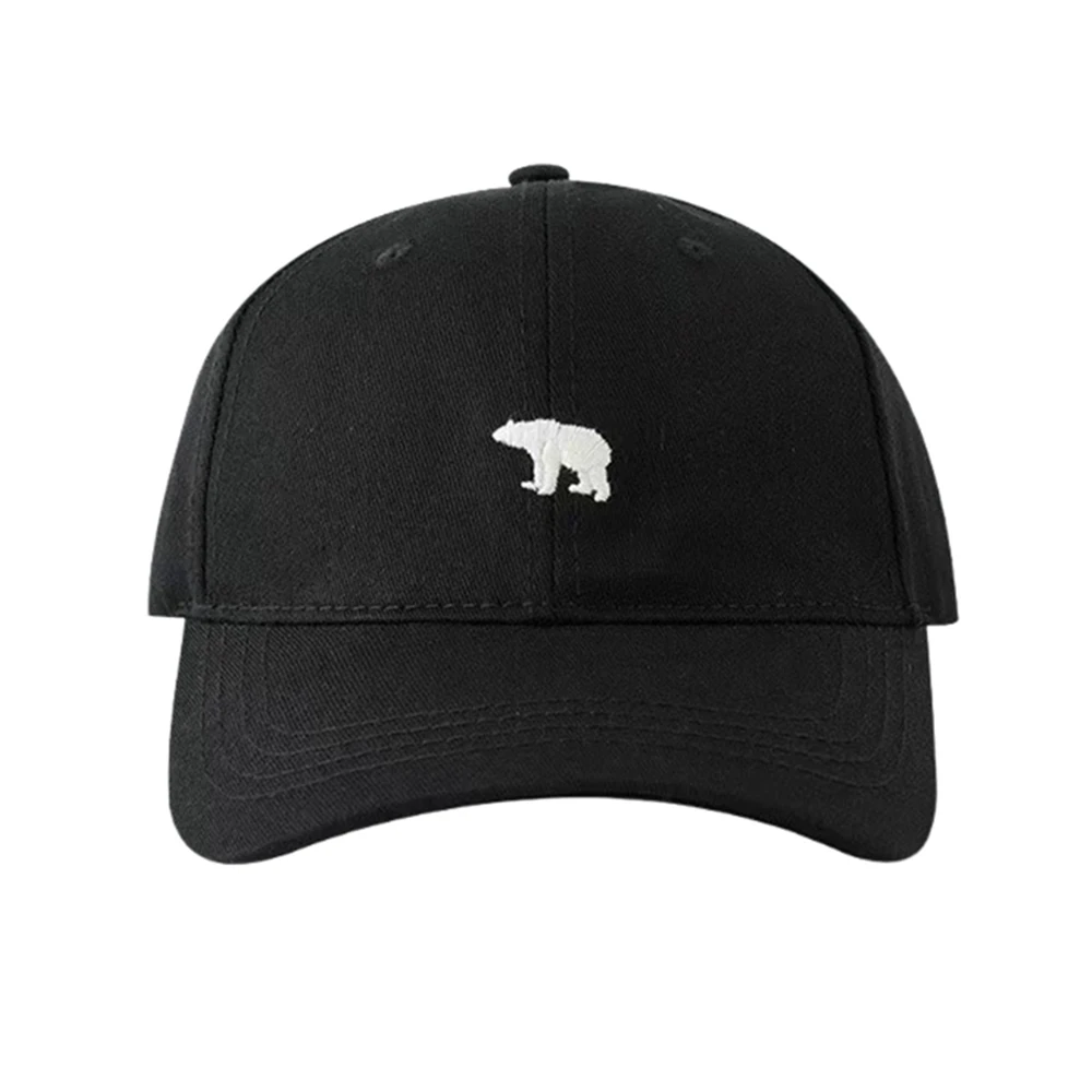 Bär bestickte Baseballkappe, Sonnenschutz, atmungsaktiv, verstellbar, Unisex, Freizeithut