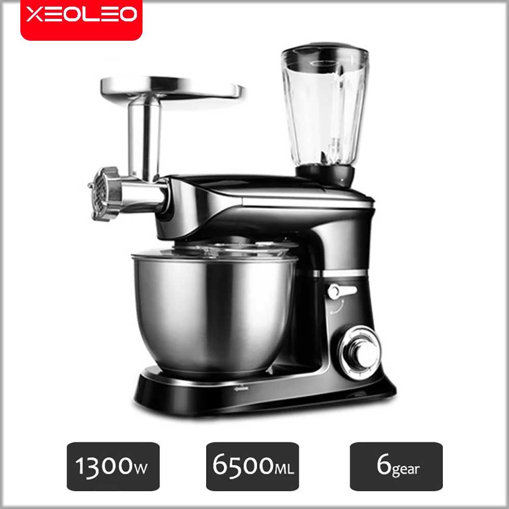 XEOLEO Stand Mixer Planetary Home Blender Kitchen Food Mixer Chef Machine Dough Kneading Egg/Cream Beater Meat Cuisine Processor