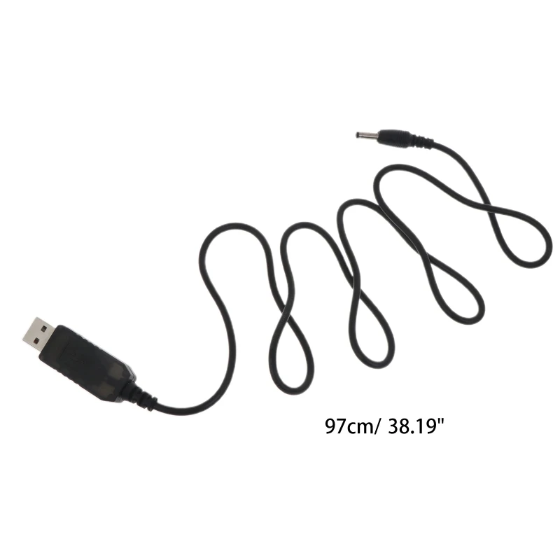 USB to for DC 3.5x1.35mm for DC 4.2V Power Plug Connector Cable USB to Power Cable Cord LED Headlamp
