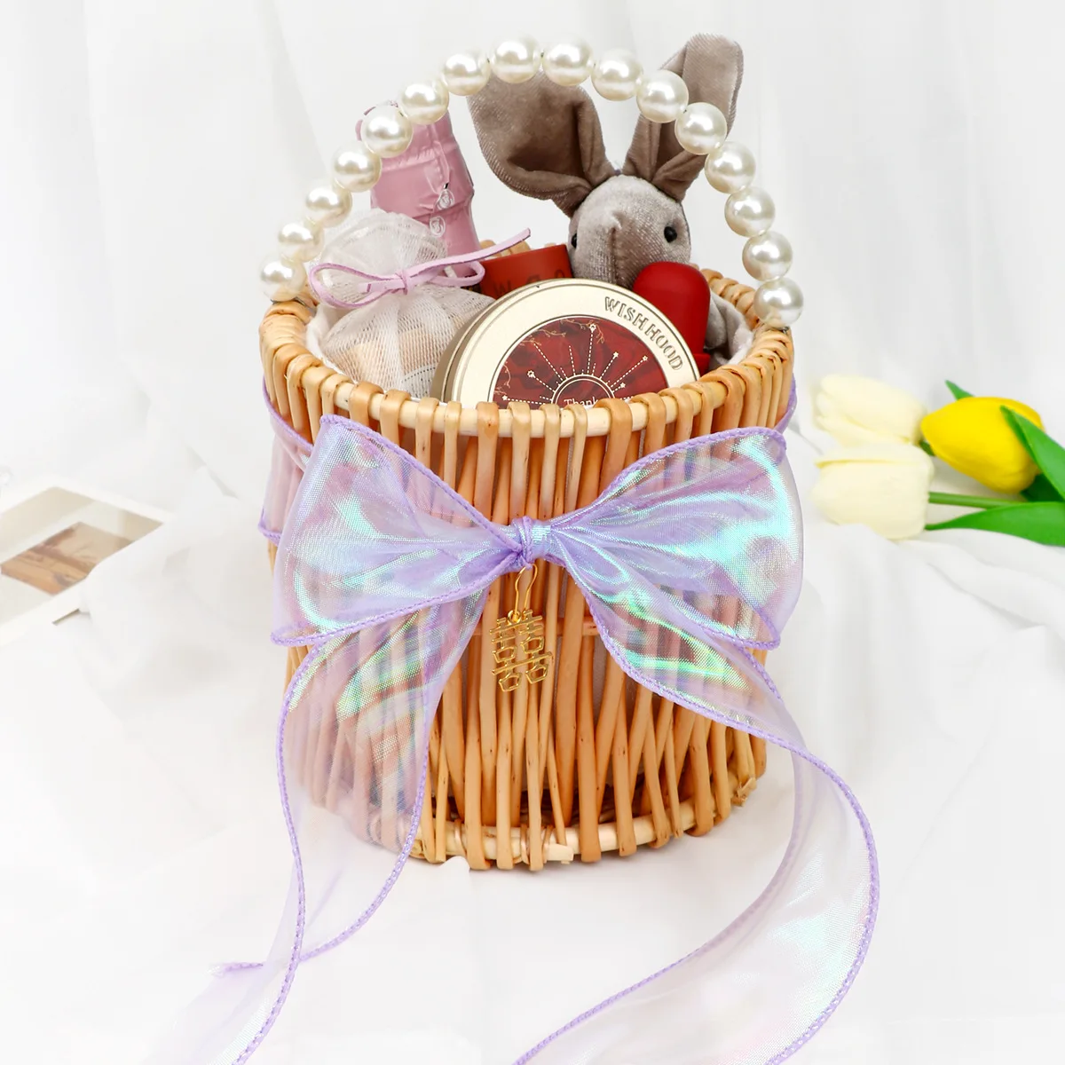 Lot De 4 Rouleaux De Ruban En Organza Transparent De 80 M De