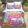Lankybox Foxy Boxy cute printed Bedding Sets exquisite bed supplies set duvet cover bed comforter set bedding set luxury 2