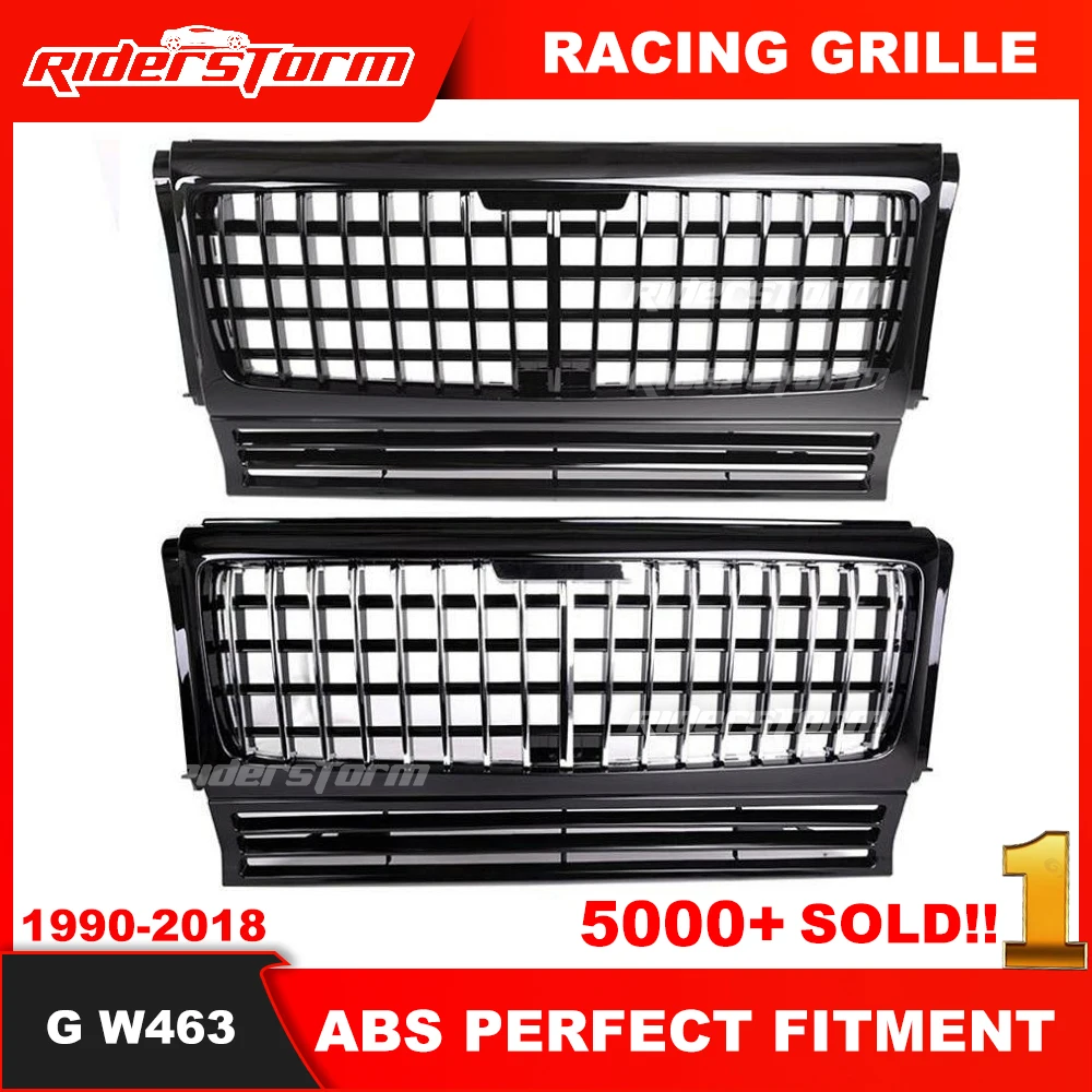 

Year 1990-2018 W463 G500 Front Grille G Class Front Bumper Grille For mercede G Class W463 Panamericana Grille