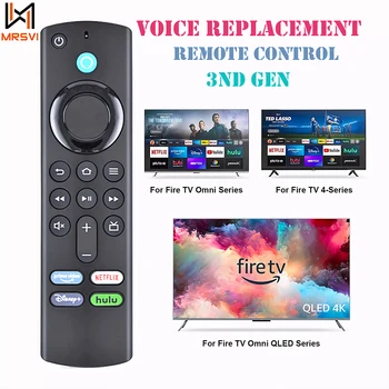 Télécommande vocale Bluetooth de remplacement, L5B83G 3rd Isabel Stick Lite Cube, Smart TV Contrmatérielle pour Fire TV Stick 4K Max