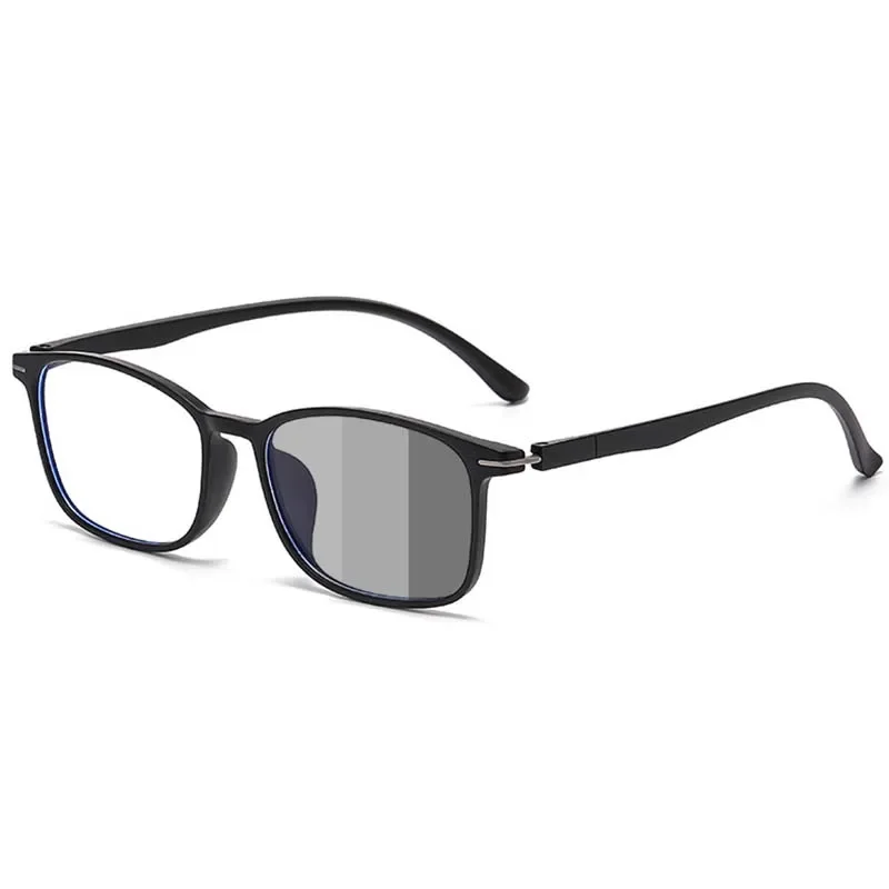 2025 Ultralight Square Photochromic Myopia Glasses Prescription Eyeglasses for Men Women Indoor Outdoor Anti-UV Near Sight Eyewear Retro Eyeglasses