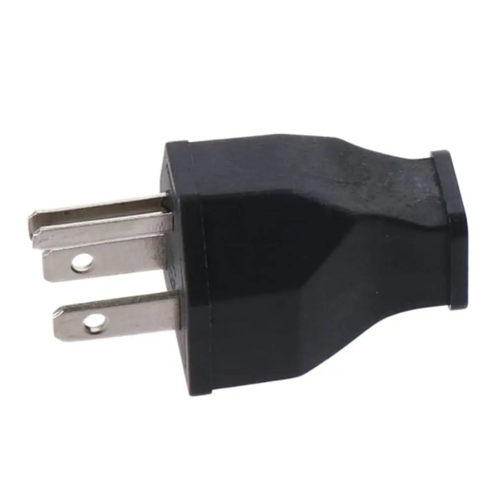 15A 125V Extension Cord Ends Male and Female Black Shell Replacement Plug Connector Set 2 Pole 3 Wire Grounding Plug
