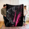 NEW! 3D Classic B-Berserk Soft Flannel Blanket for Bed Bedroom Sofa Picnic,Warm Throw Blanket for Cover Outdoor Leisure Nap Trip 4