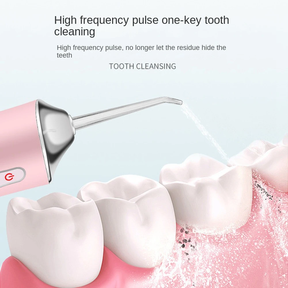 Description Picture 3 of itemOral Irrigator Portable Dental Water Flosser USB Rechargeable Water Jet Floss Tooth Pick 4 Jet Tip 220ml 3 Modes IPX7 1400rpm