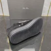 Ricks shoes black suede nubuck casual shoes All-black low-top thick shoelaces. The first layer of cowhide is dirt-resistant. 6