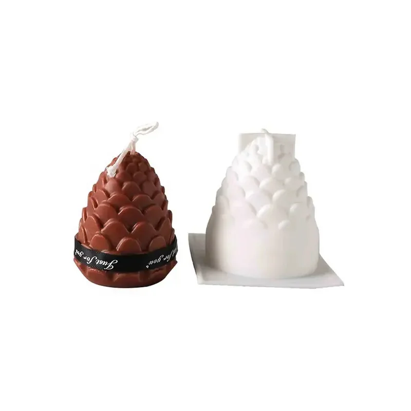 Silicone Mold for DIY 3D Pine Cone Candle and Wax Crafts