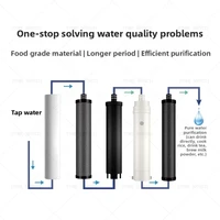 304 เครื่องกรองน้ําสแตนเลสน้ําดื่มห้องครัว 5 ขั้นตอนระบบกรองน้ํา UF TapWater เครื่องฟอกอากาศสําหรับ Home 5