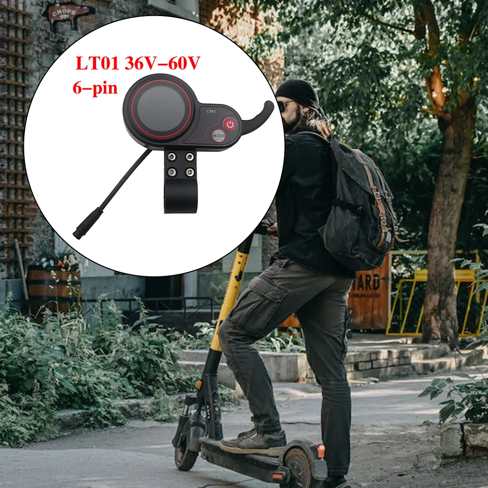 

ЖК-дисплей = дисплей LT01 = контроль = аксессуары для панельных скутеров, 6-контактный разъем, подходит для электрического скутера Mantis 10 Wolf, длительный срок службы