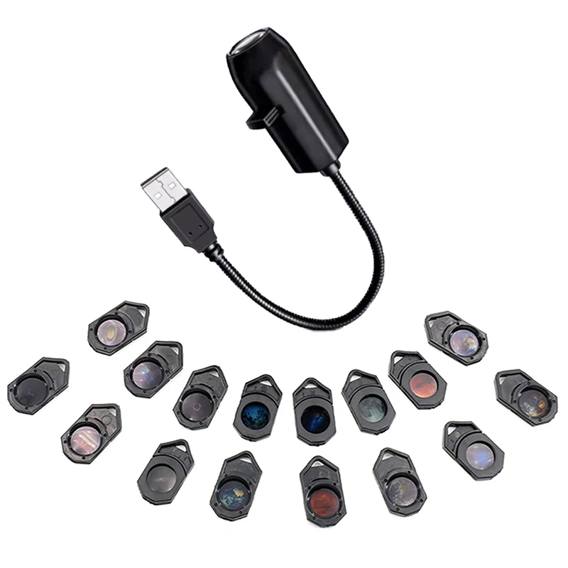 【LM】USB 천장 달 지구 프로젝션 분위기 조명 별이 빛나는 하늘 램프 야간 조명 낭만적인 침실 장식 은하 프로젝터