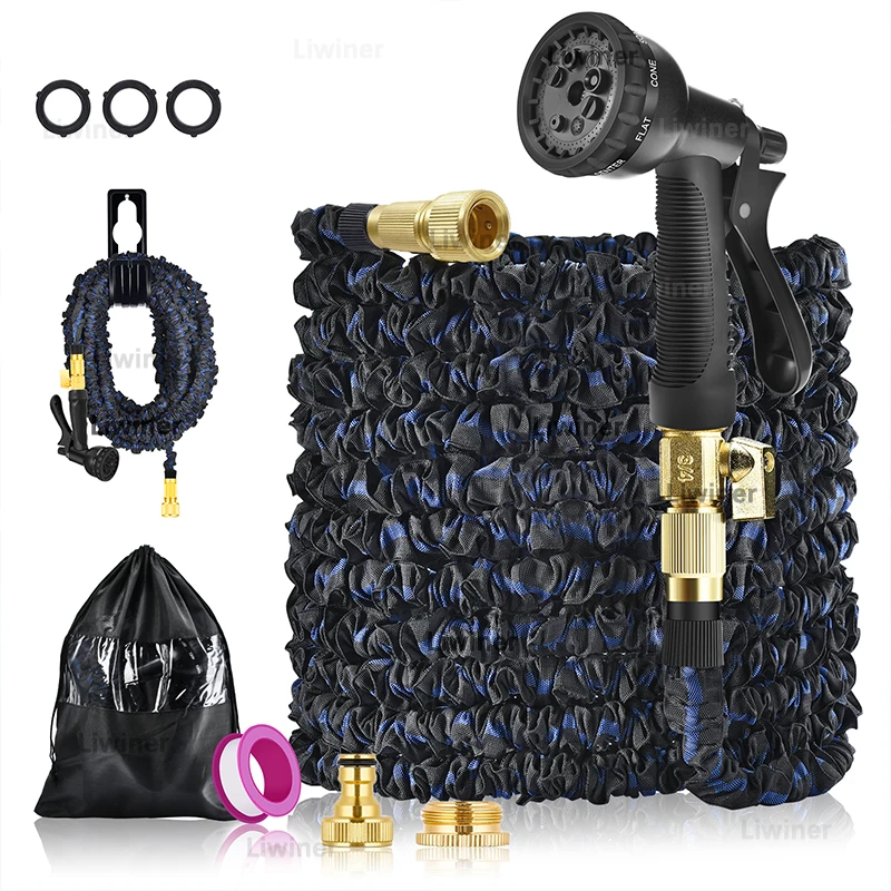 Expanding Garden Hose Pipe 100FT/30M, Expandable Garden Hose Pipes with