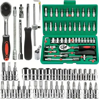 46/53pcs Car Repair Tool Set 7