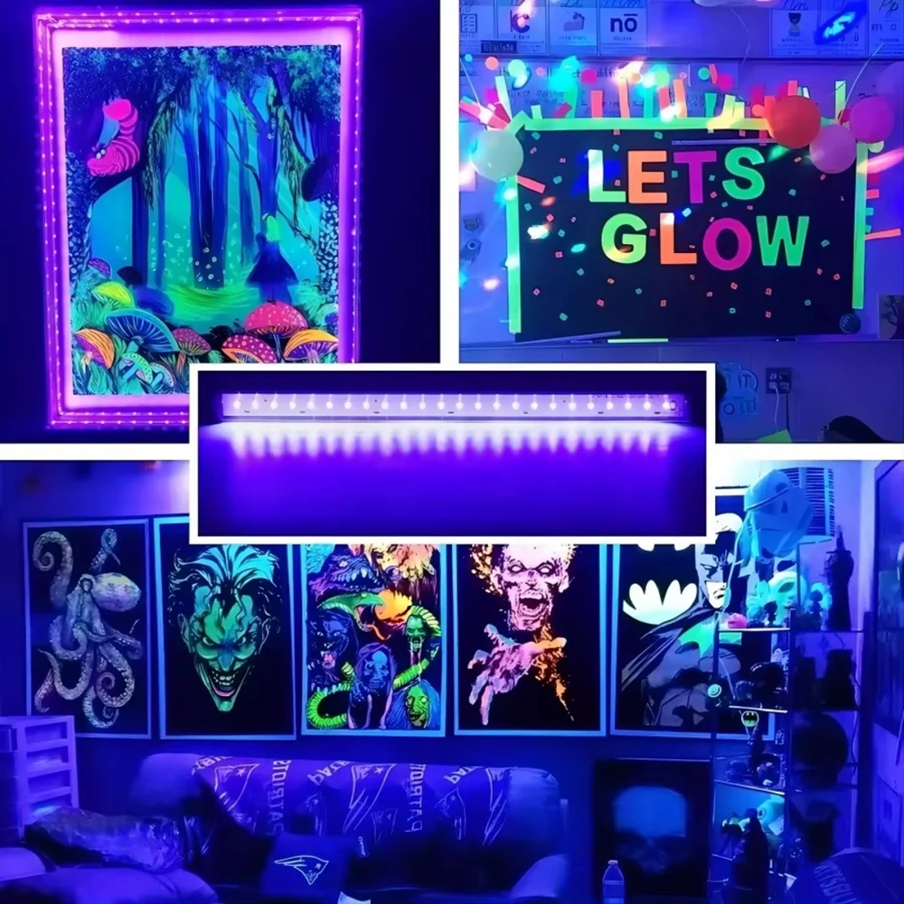 395-400nm UV Purple Light Bar LED for Party and Decor black light bar