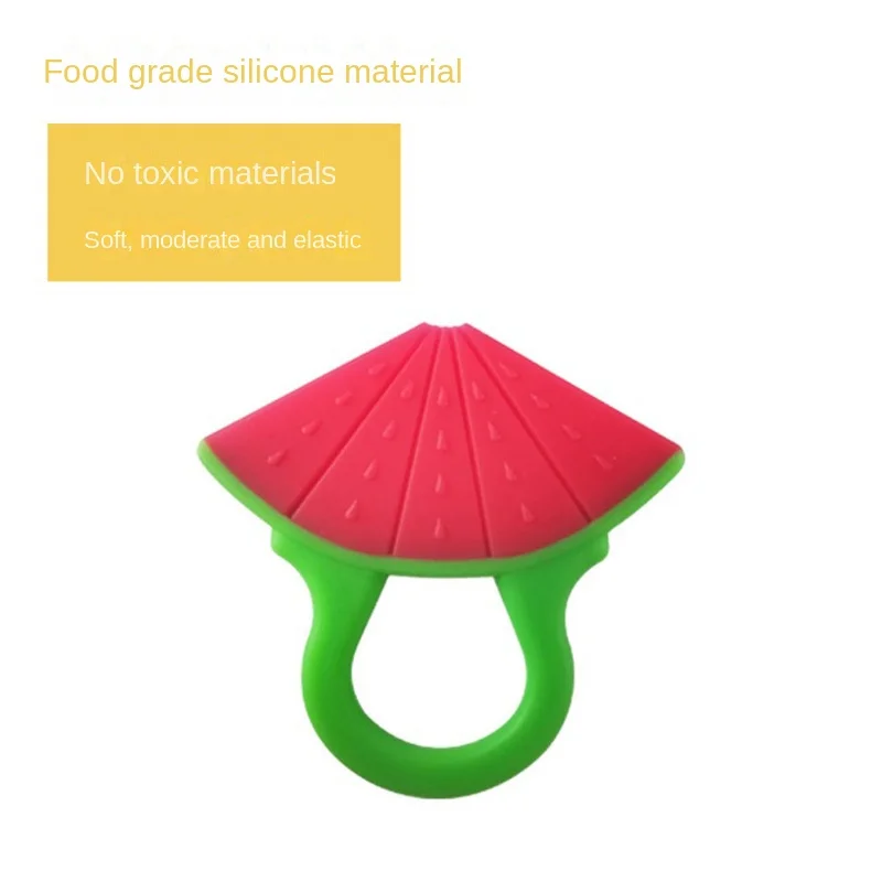 Baby Silicone Training Toothbrush Safe Toddle Teether Chew Toys Teething Ring Gift Infant Baby Chewing silicone teether