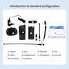 2PCS ZASTONE UV008 DMR Walkie Talkie Digita Two Way Radio Dual band 10W Dual time slot Walkie-talkie 136-174MHZ 350-480MHZ 6