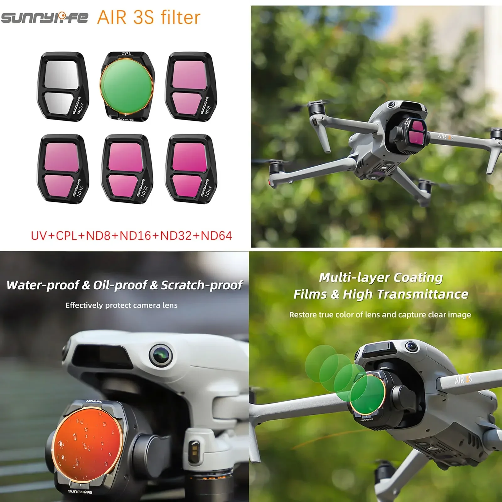 Housse de Protection pour DJI NEO, AIR 3, Mini 4 Pro - Lot de 2