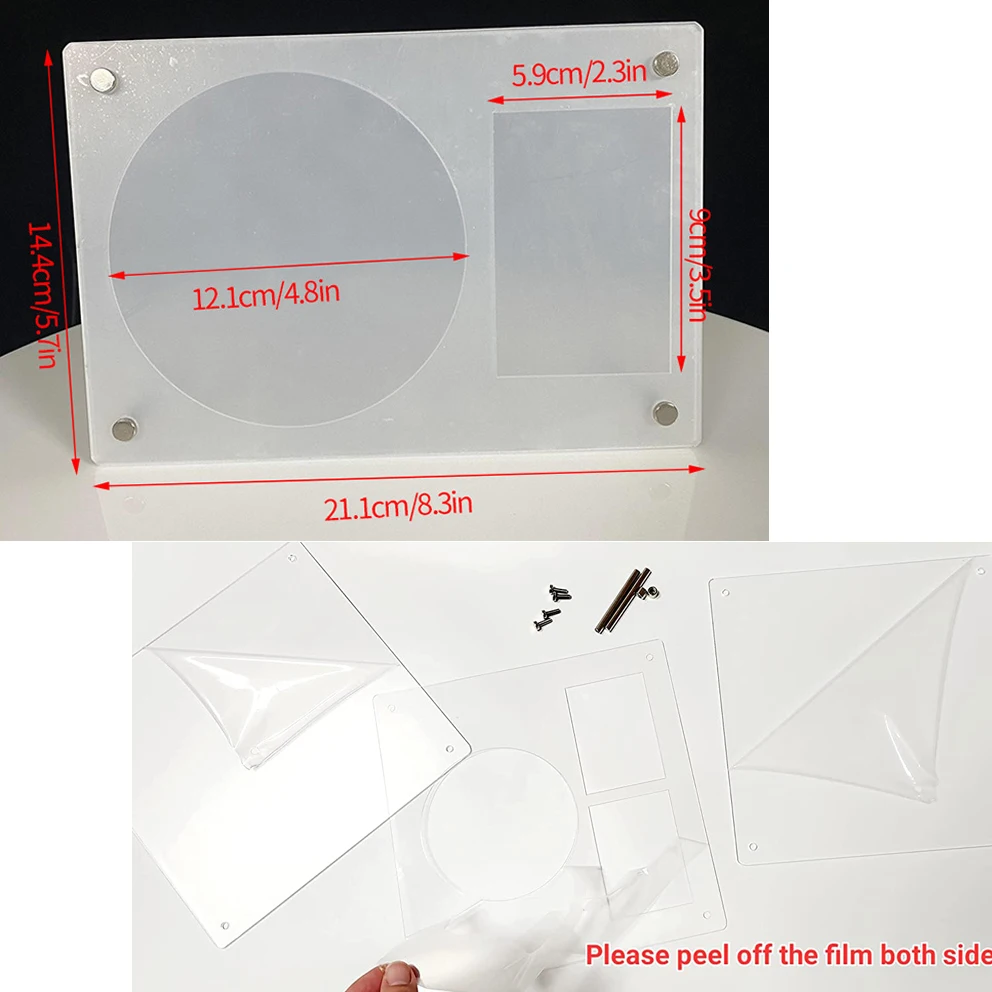 Acrylic Display Holder Photo Frame Acrylic Photo Frame Magnetic for Kpop Idol Photocard CD Album Display