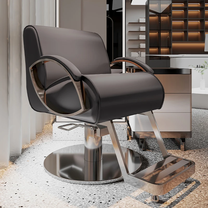 Salon Chair Stylish Hairdressing Stool High End Barber Adjustable Lift Haircut Chair Beauty Salon Seat Dye  Salon Furniture