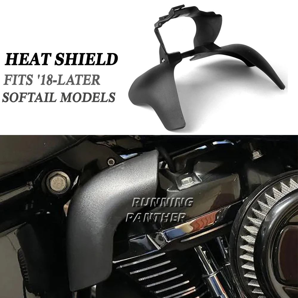 Moto Heat Shield Mid-Frame Air Deflector Trim Cover Per Harley Softail Breakout Street Bob Fat Bob Low Rider Fxbr 2018-24