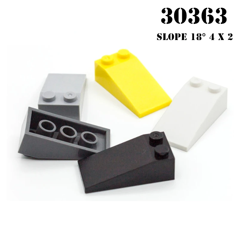 

Детали радужной свиньи MOC, 30363 наклон, 18 °, 4x2, строительные блоки, совместимые с технической поддержкой, аксессуары «сделай сам», набор деталей