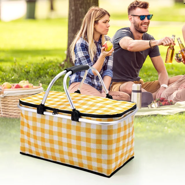 Nevera Portátil De 30 Litros - Mantiene El Frío 12 Horas, Impermeable, Con Asas Y Abrebotellas