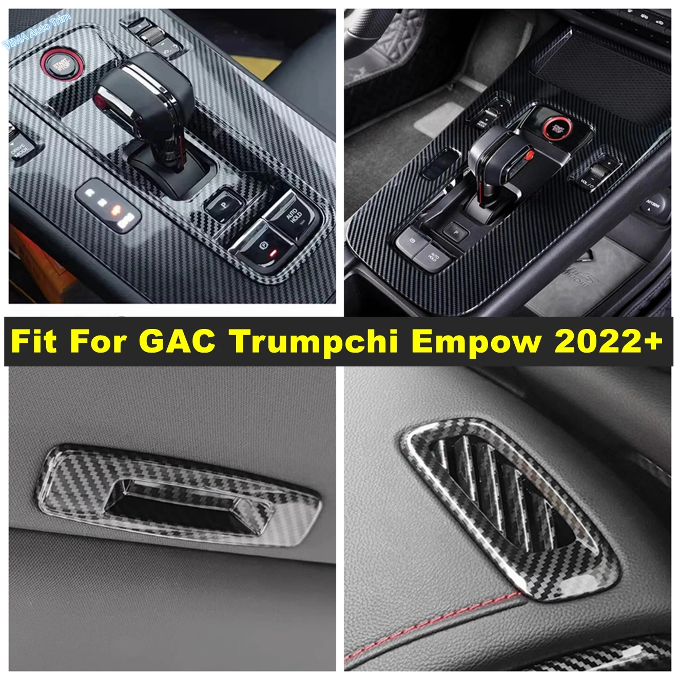 

Shift Gear Panel / Sunroof Switch Sequin / Upper Air Outlet Cover Trim Fit For GAC Trumpchi Empow 2022 2023 Interior Accessories