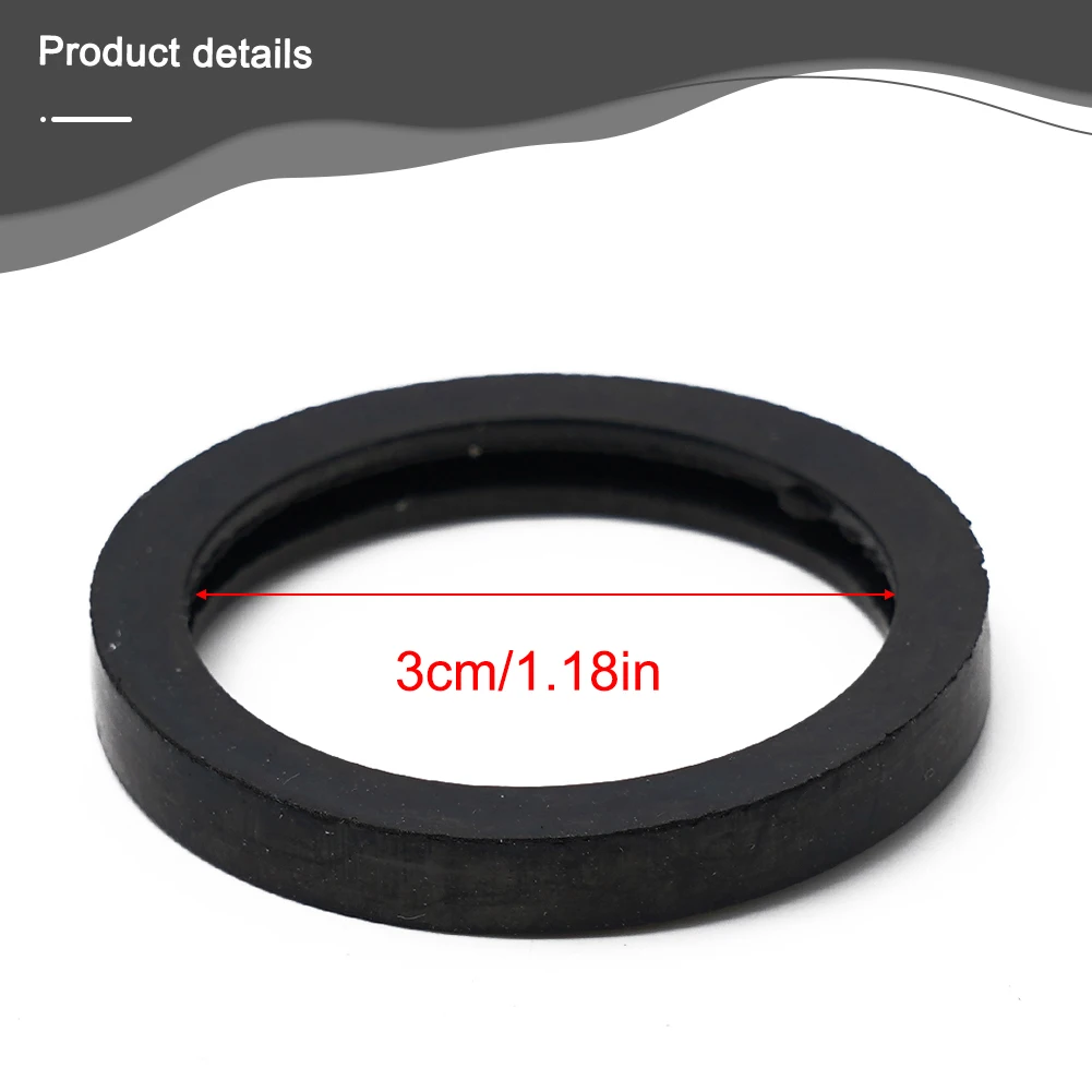 

Brand New Gas Can Spout Gasket Automotive Tools 10Pcs 3x0.5cm/1.18x0.19inch Black Fuel Washer Sealing Rubber O-Ring Seals Gasket