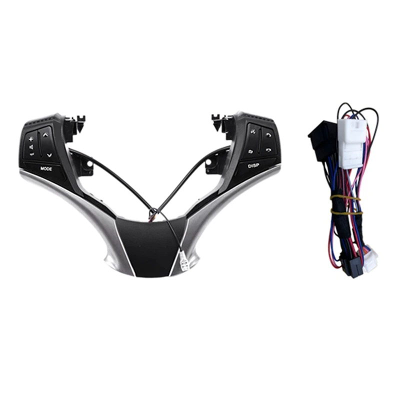 

Car Steering Wheel Switch Button Cruise Control Switch Audio Control Switch for Toyota Yaris 2013-2016 84250-0D120-boom