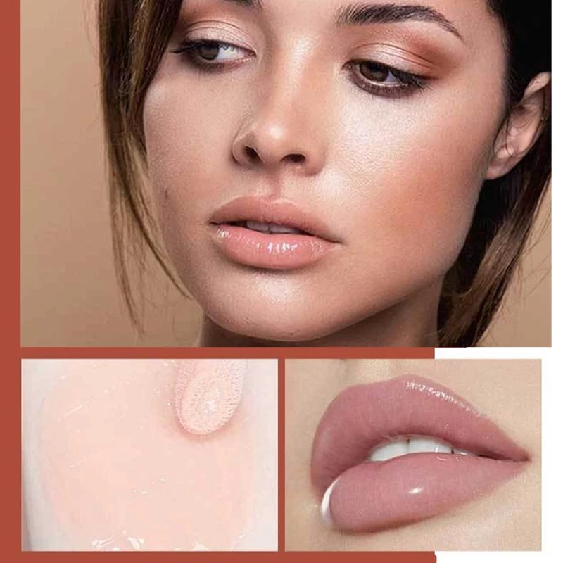 Water Gloss Lip Gloss Moisturizing Glitter Pearlescent Liquid Lipsticks Transparent Plumper Nutritious Lip Care Makeup Cosmetics
