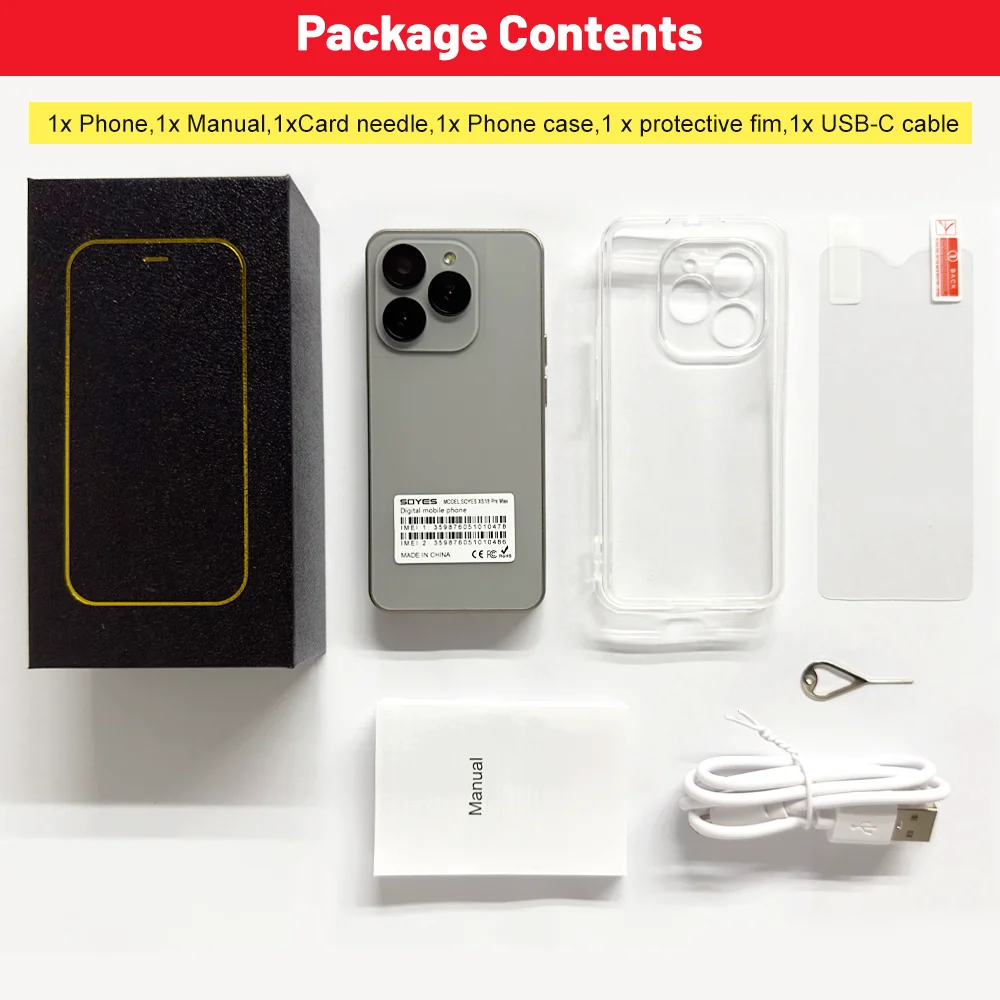 World Premiere SOYES XS18 Pro Max  Mini Smartphone 4.3" Global 4G Android8.1 With 2750mAh Battery Facial Recognition GPS Small 5