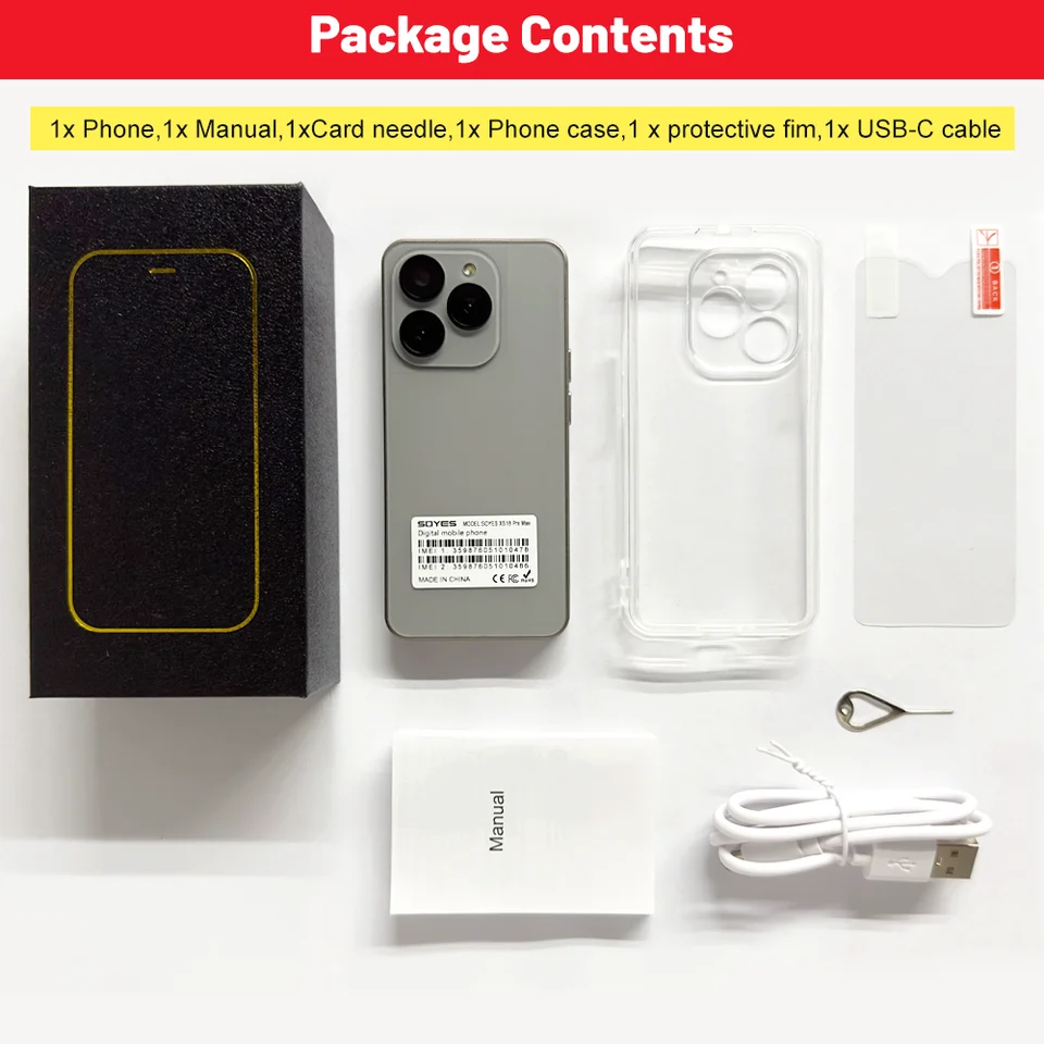 SOYES XS18 Pro Max Mini 4G Smartphone
