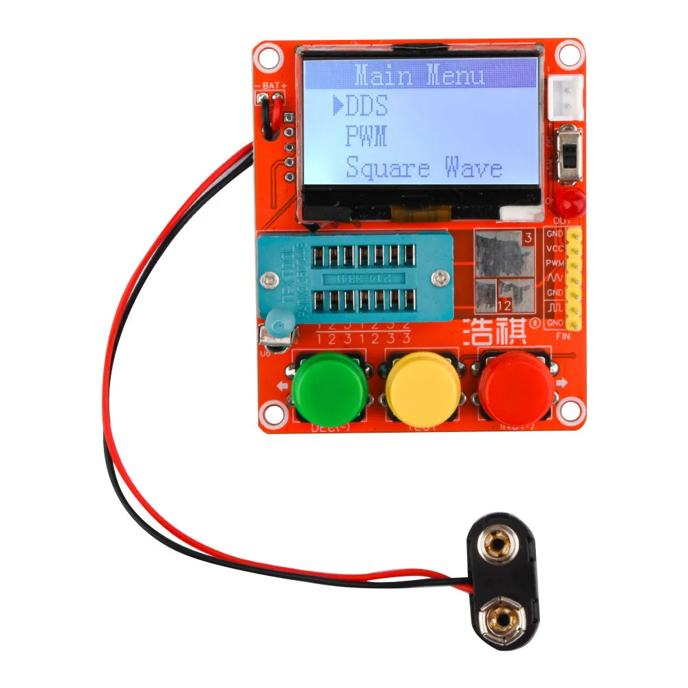 Lcr-T4-Mini-Z Digital Transistor Tester Diodo Triodo Capacità Esr Meter Automatic Mos/Pnp/Npn/Fet/Scr Lcr 12864 Schermo Lcd