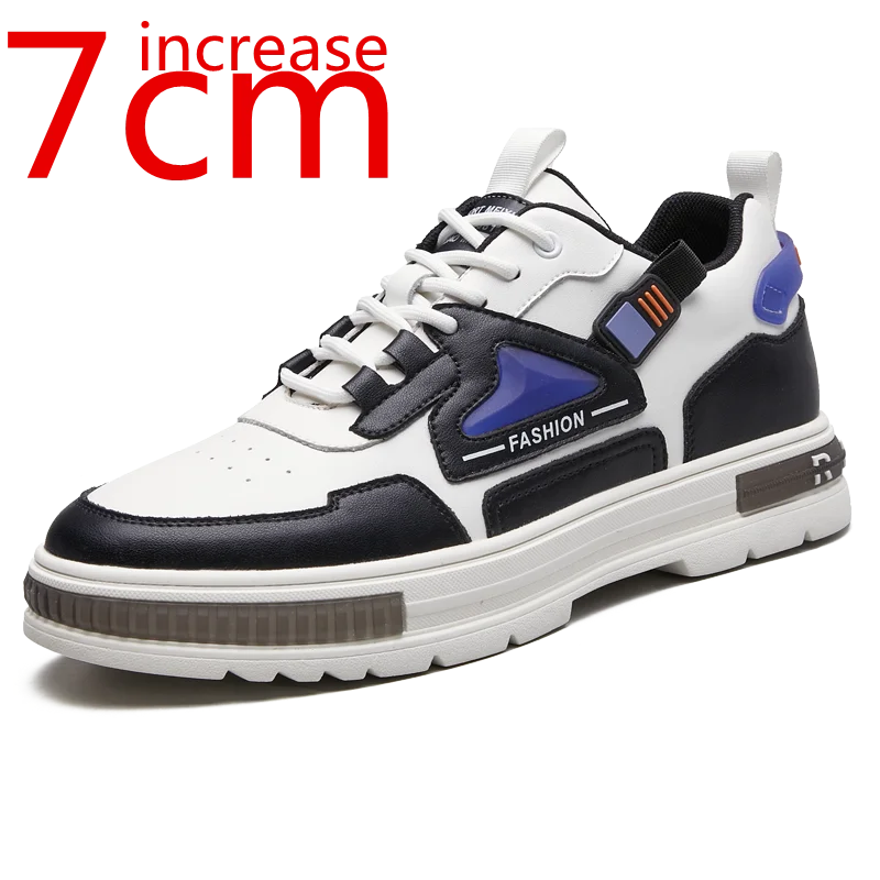 

Spring/autumn New Men Shoes Increase 7cm Sports and Leisure Shoes Invisible Inner Heightening Men's Elevator Sports Casual Shoes