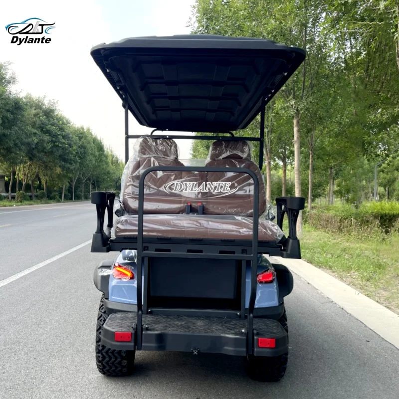5kw 4kw Shooting Club Car Off Road Gasoline Hunting Car 2 4 6 Seat Lithium Battery Electric Solar Golf Cart