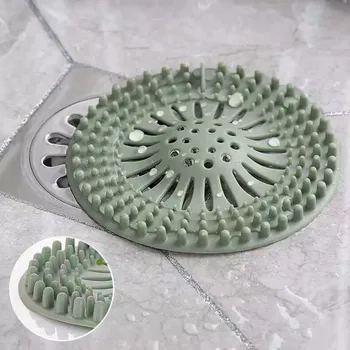 Filtro per capelli Lavello Filtro antibloccaggio Vasca da bagno Doccia Tappo di scarico a pavimento Tappo deodorante da cucina Accessori per il bagno Tappetino di scarico