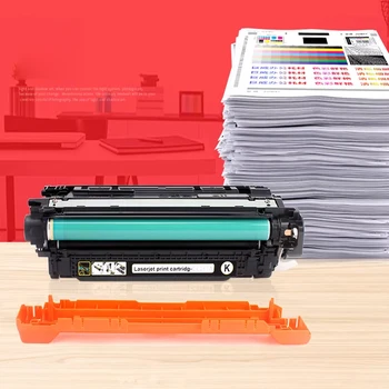 1 Confezione di Toner CP3525 per Stampanti CM3530, CP3525DN, CE250A, HP504A, CP3525N, CM3530FS, Cartuccia Toner a Colori