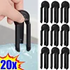 20/2PCS Household Rubbish Clip Garbage Bin Clip Useful Plastic Waste Can Trash Bag Clamp Bin Bag Holder for Kitchen Bathroom 1