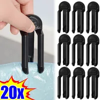 20/2PCS Household Rubbish Clip Garbage Bin Clip Useful Plastic Waste Can Trash Bag Clamp Bin Bag Holder for Kitchen Bathroom 1