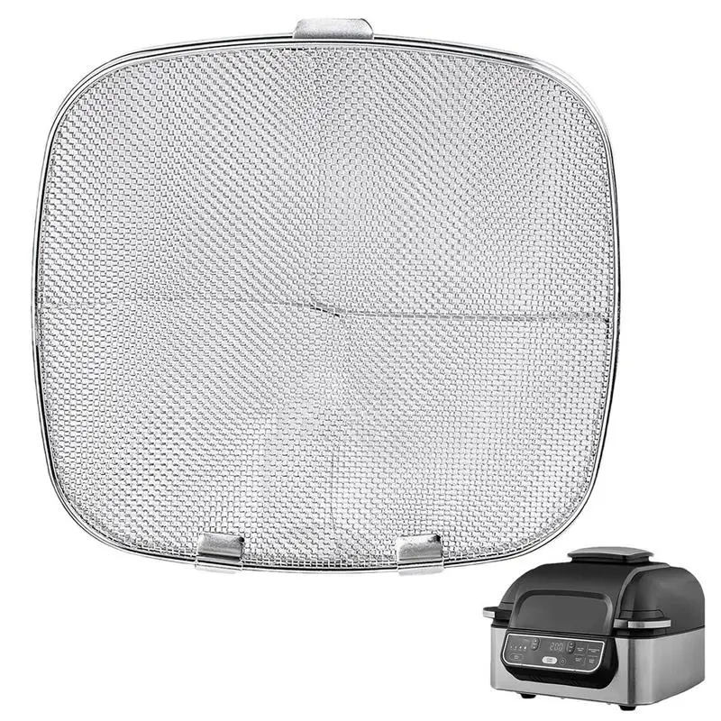 Stainless Steel Splatter Shield 5-in-1 Indoor Grill Accessories For AG301