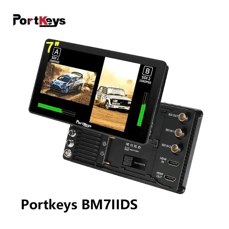 Portkeys BM7IIDS 7&Prime; Inch Monitor HDMI Touchscreen 2200nit Ultra-thin 3D LUT Support 1920*1080 Wireless Camera Control Monitor